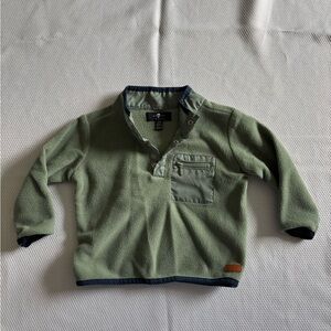7 For All Mankind Kids Olive Fleece Sweater